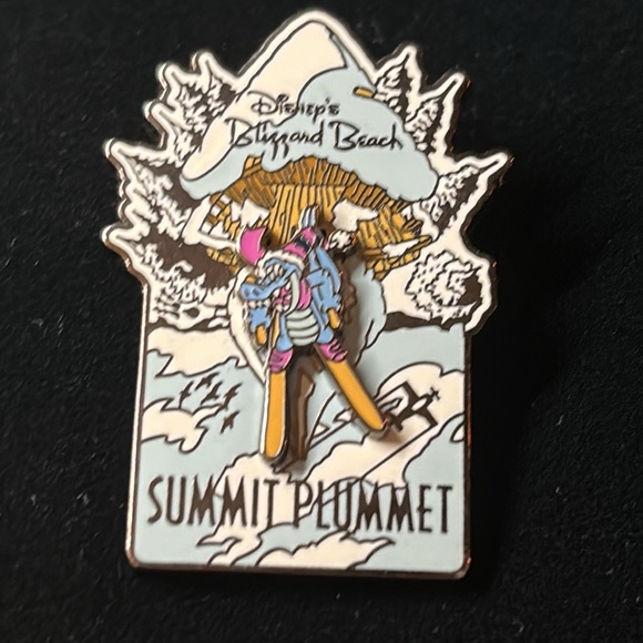 Summit Plummet 3D Slider Disney Ride pin Blizzard Beach  Icon BBB - Picture 3 of 5